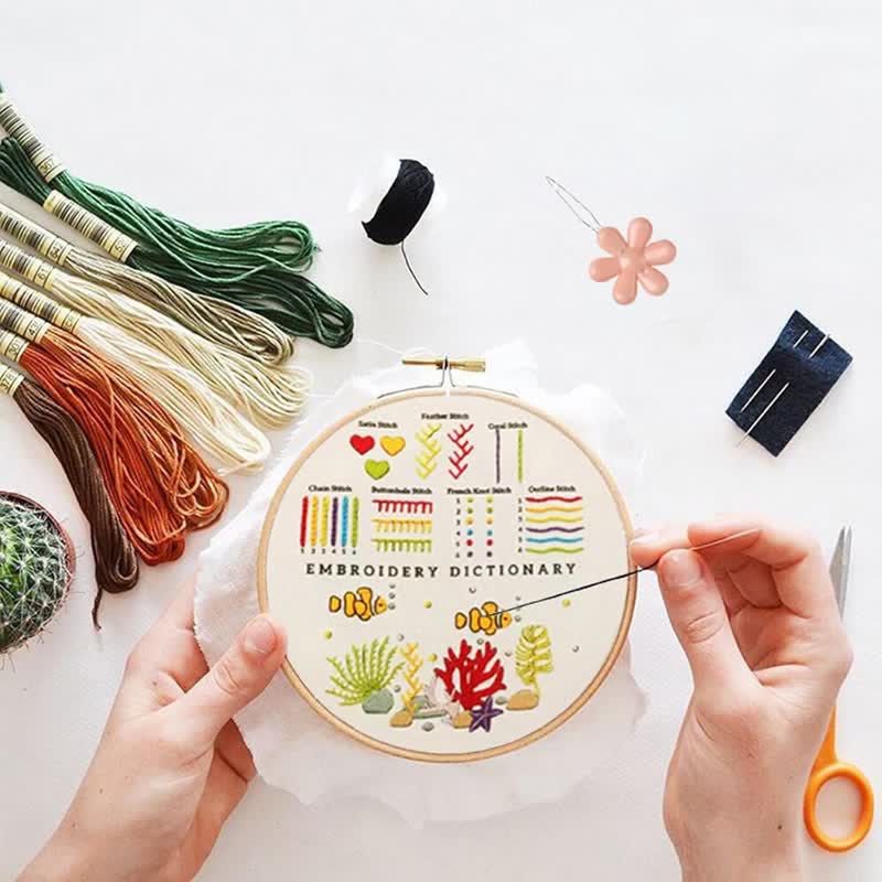 1Pack Embroidery Starter Kit For Adults