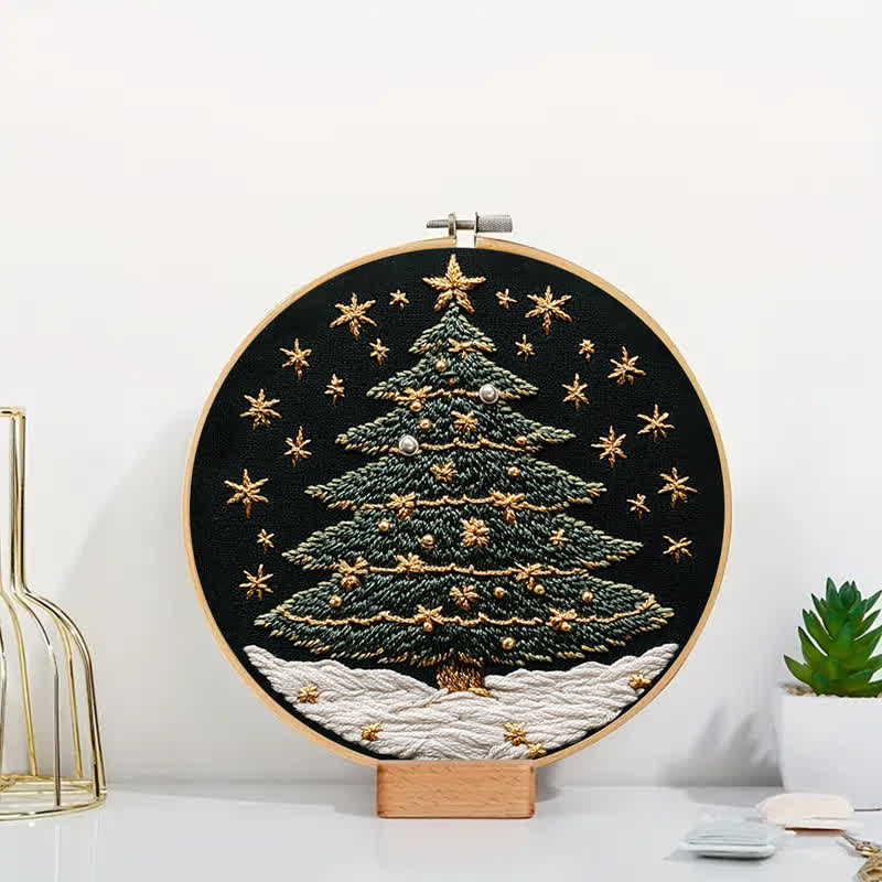 Rubbyoo Embroidery Kit - Christmas tree3