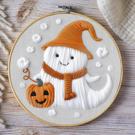 Rubbyoo Embroidery Kit - Ghost Halloween