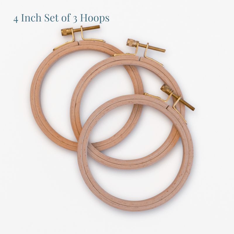 Wooden Hoop Packs  For Art Craft Sewing And Wall Ornaments