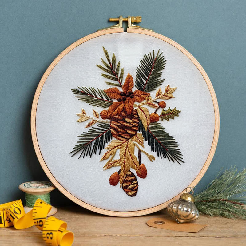 Rubbyoo Embroidery Kit-  Winter Bouquet