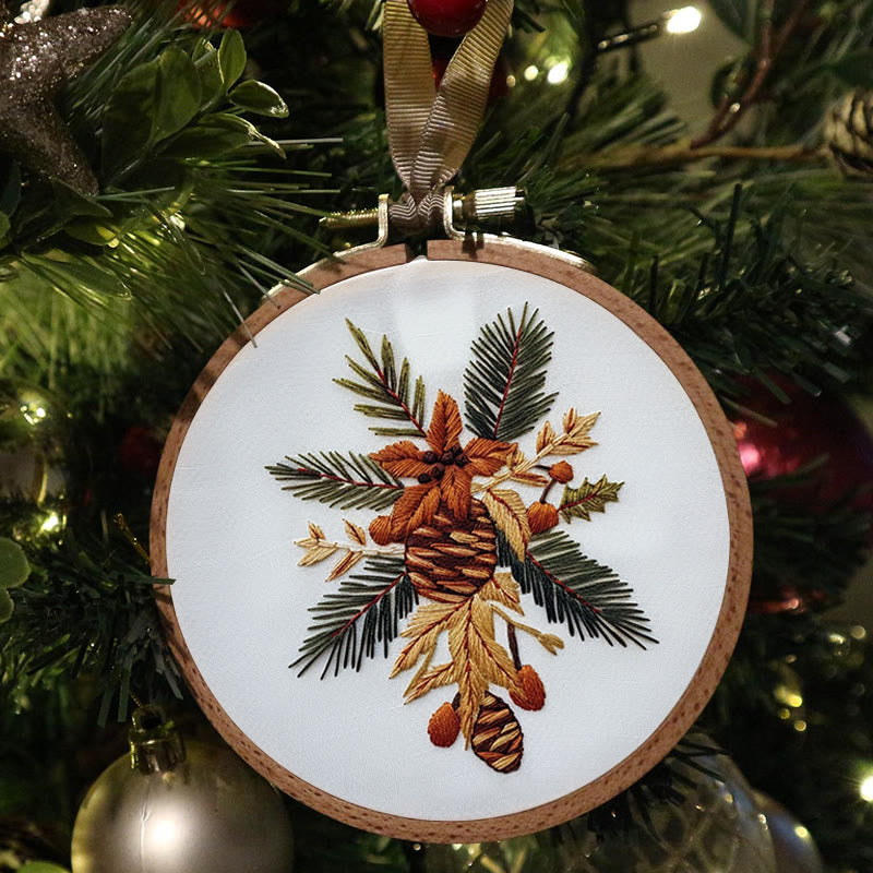 Rubbyoo Embroidery Kit-  Winter Bouquet